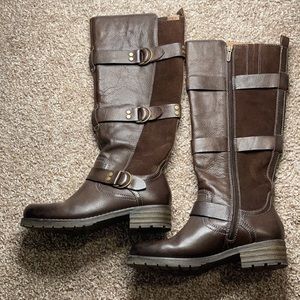 Pikolinos Brown, Leather, Knee High Boots
